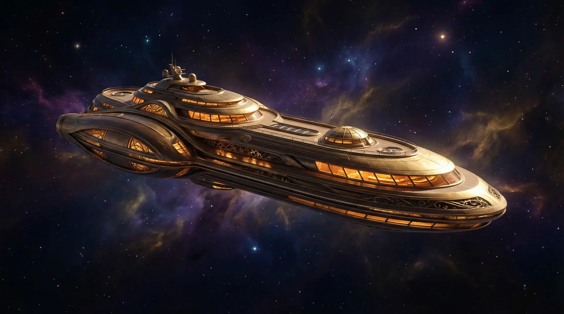 彩票平台VIP俱乐部豪华星舰外观